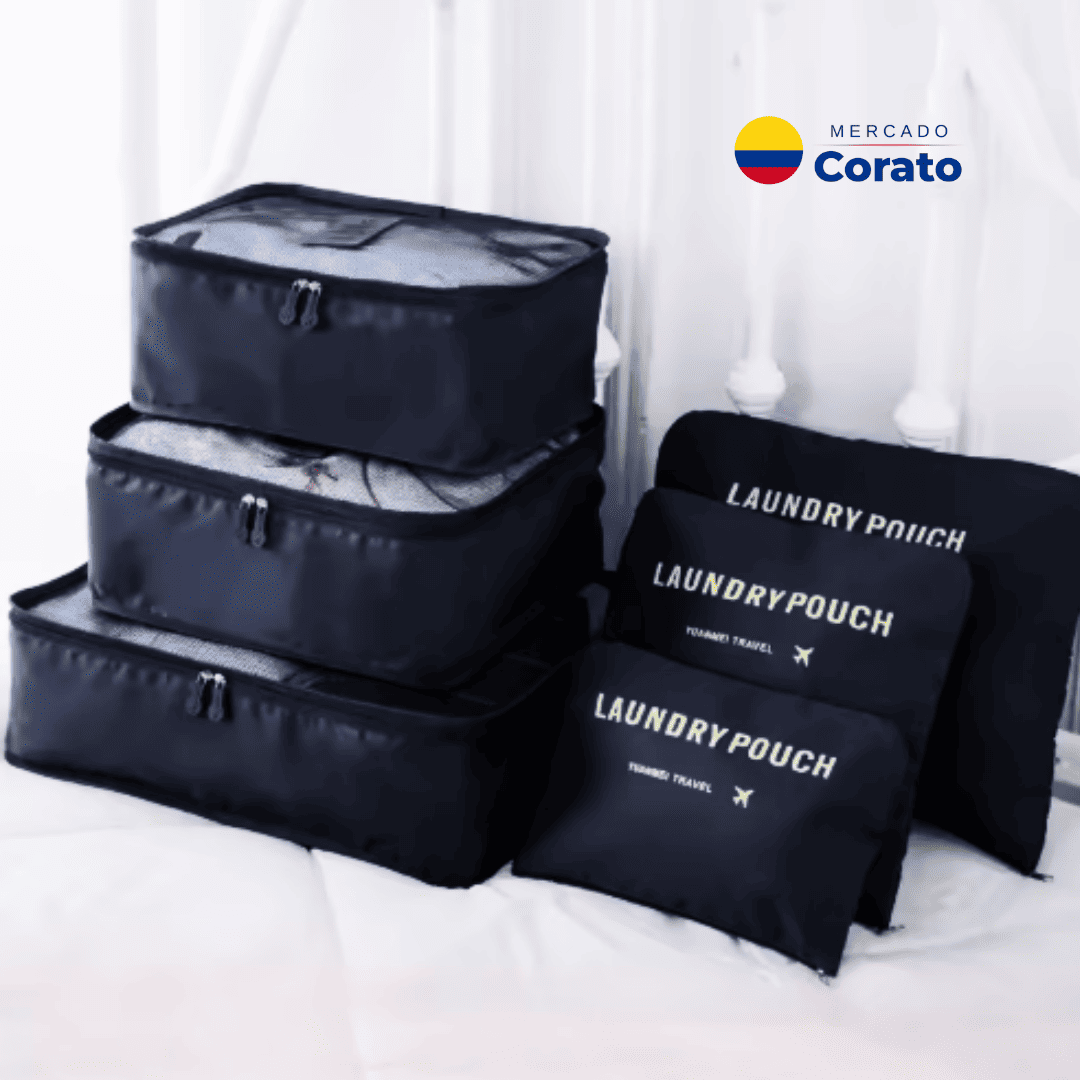 Organizador de Maletas 6 Piezas + ENVÍO GRATIS