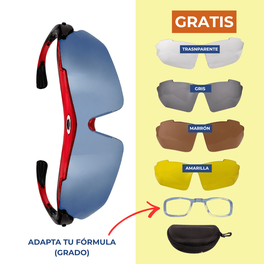 LLÉVATE UN KIT MÁS DE GAFAS DEPORTIVAS