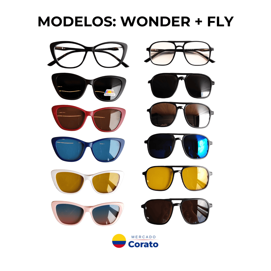 Kit Gafas Multicolores 6 en 1 para Parejas - COMPRA 1 KIT LLEVA 2