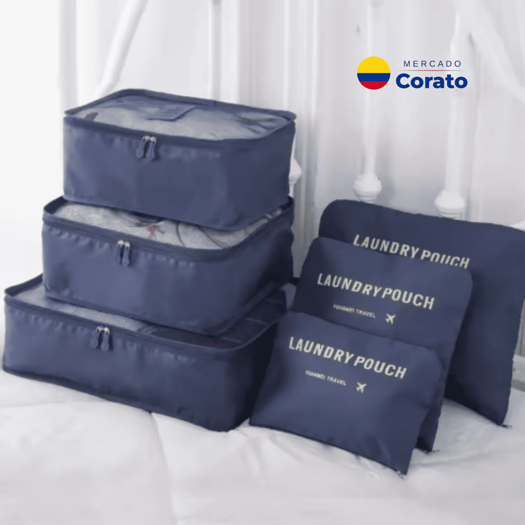 Organizador de Maletas 6 Piezas + ENVÍO GRATIS