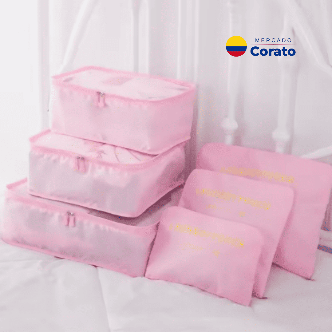 Organizador de Maletas 6 Piezas + ENVÍO GRATIS