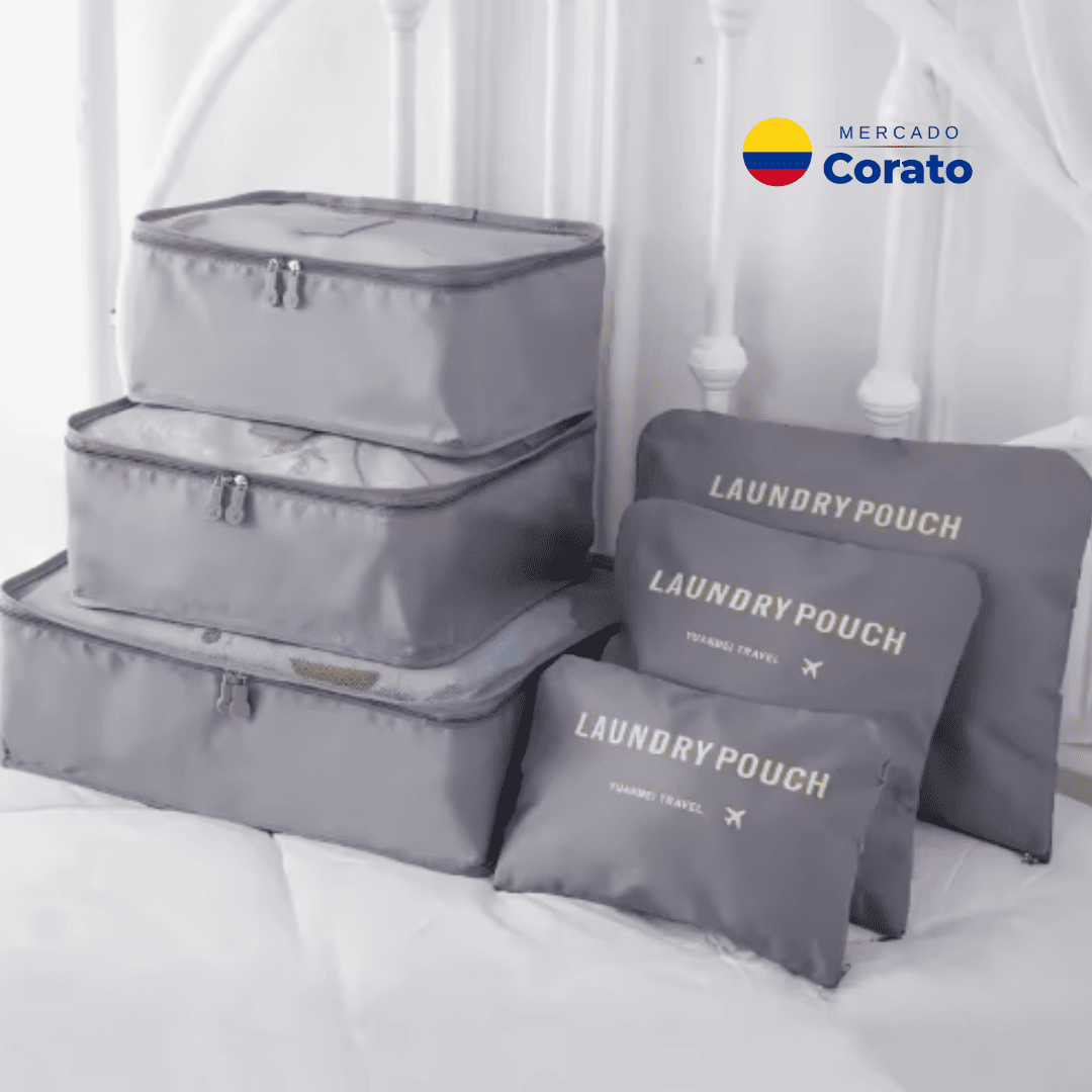Organizador de Maletas 6 Piezas + ENVÍO GRATIS