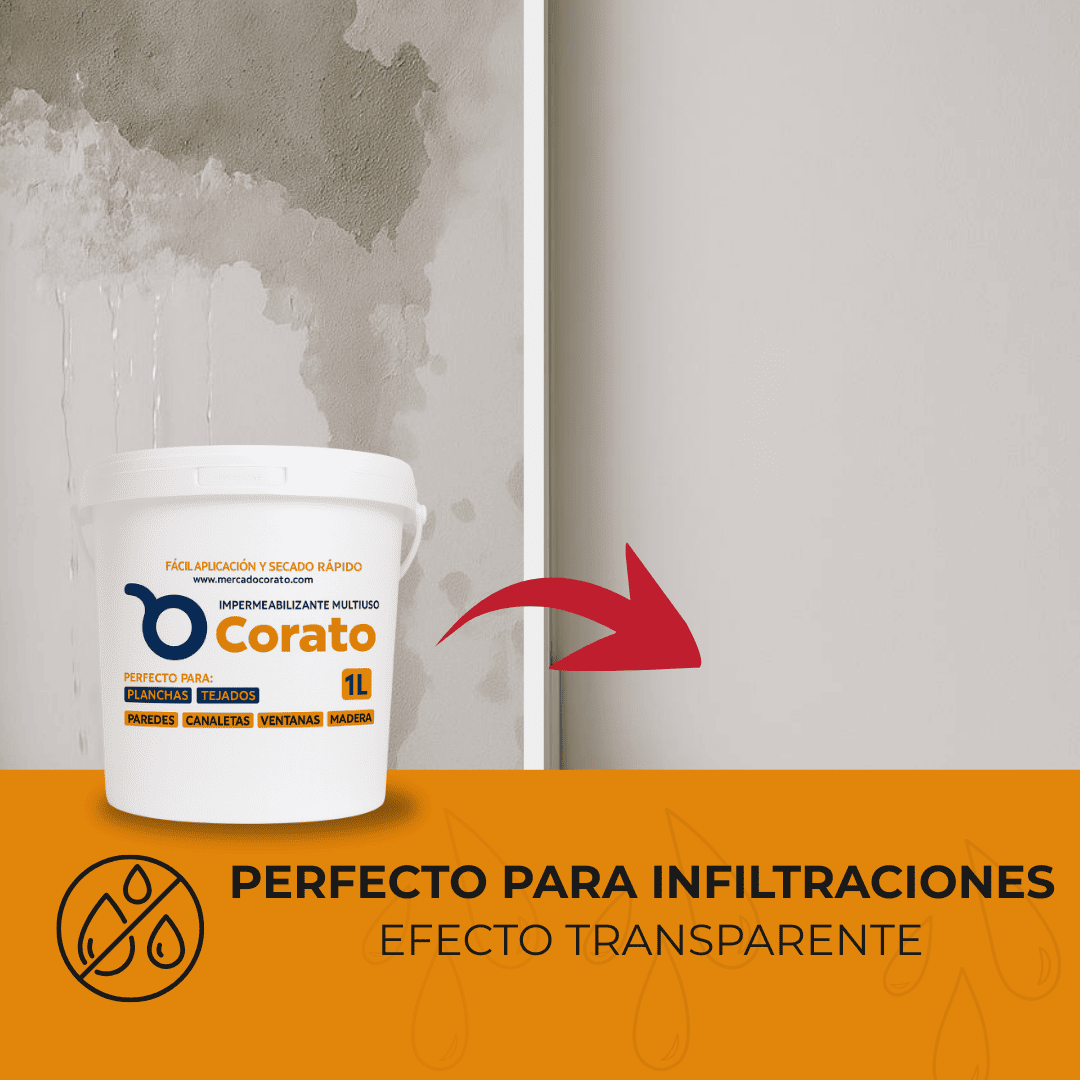 Impermeabilizante Multiuso Corato 1 litro - 40% OFF