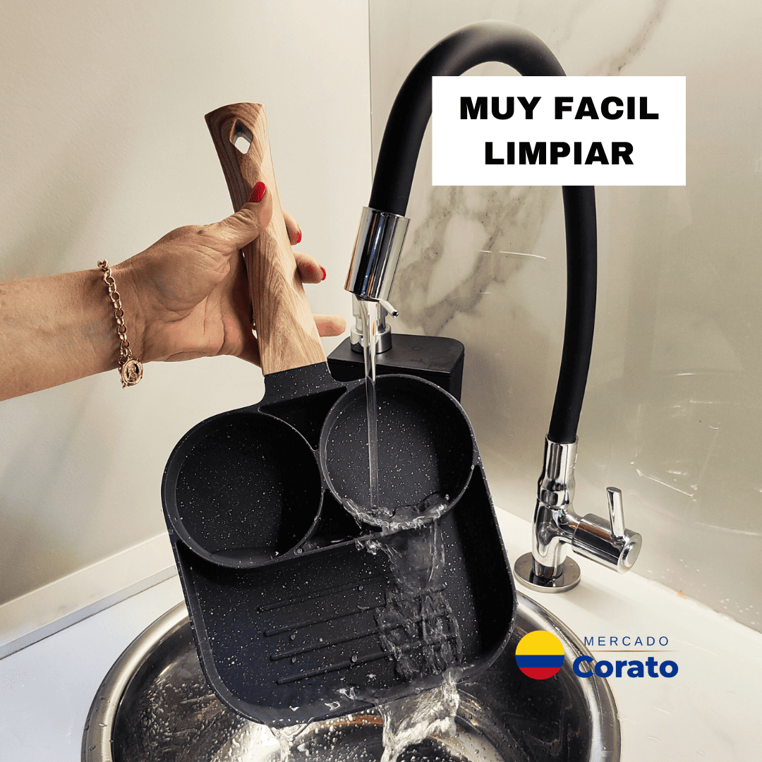COMPRA 1 LLEVA 2 Sartén 3 en 1 antiadherente
