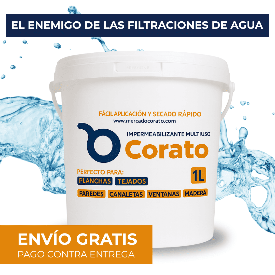 Impermeabilizante Multiuso Corato 1 litro - 40% OFF + ENVÍO RÁPIDO GRATIS