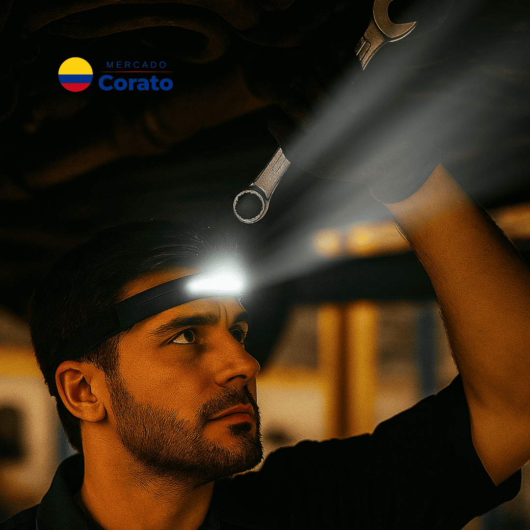 Linterna LED para cabeza - COMPRA 1 LLEVA 2