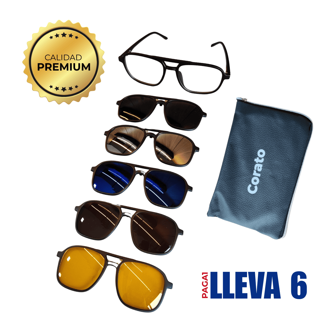 Gafas Corato Multicolor 6 en 1 - COMPRA 1 LLEVA 6