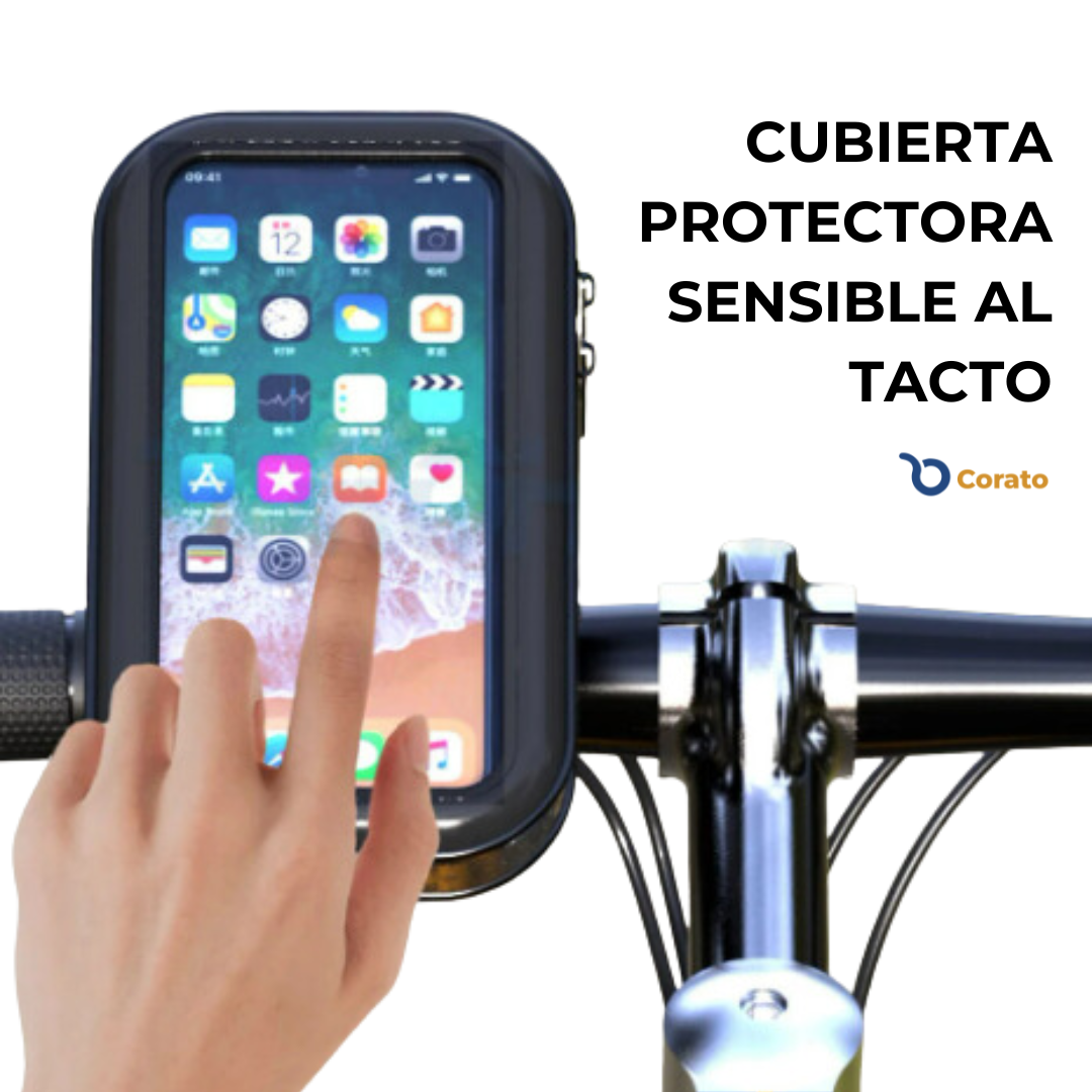 Soporte universal antirrobo para celular (motos y bicicletas) + ENVÍO GRATIS