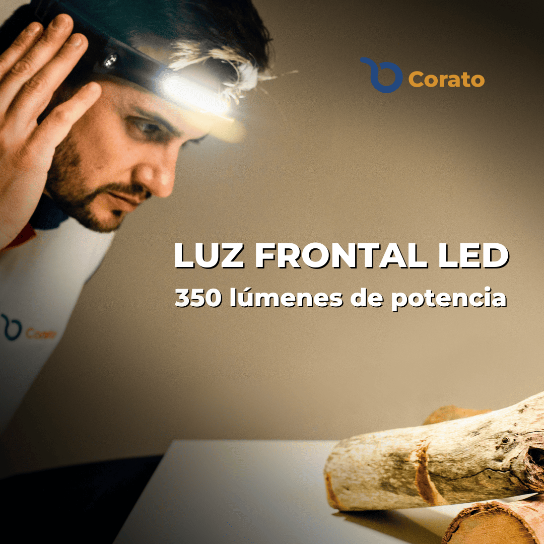 Linterna LED frontal de cabeza. Compra 1 y llévate 2 + ENVÍO GRATIS