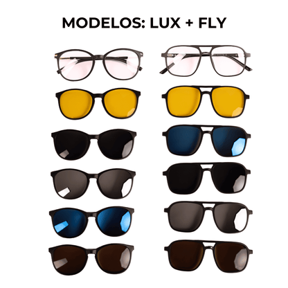 Kit Gafas 6 en 1 - Compatible con fórmula + Lentes Intercambiables (40% OFF en la segunda unidad)