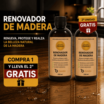 Renovador de Madera y Muebles Corato 250ml — ¡Compra 1 y Llévate 2!