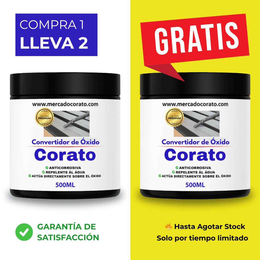 Convertidor de Óxido Corato 500ml - COMPRA 1 LLEVA 2
