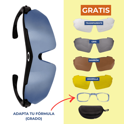 Gafas Deportivas Multicolores 6 en 1 + REGALOS