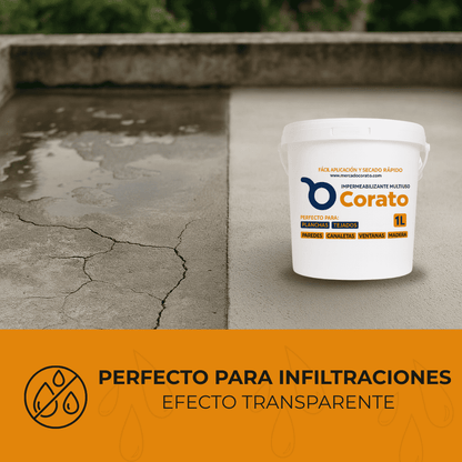 Impermeabilizante Multiuso Corato 1 litro - 40% OFF
