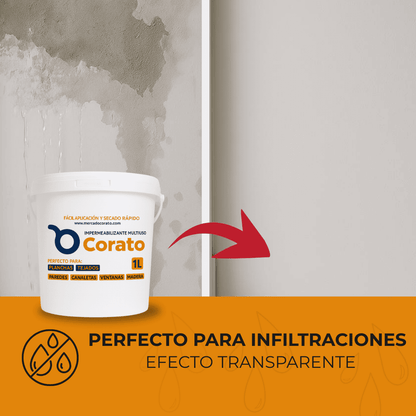 Impermeabilizante Multiuso Corato 1 litro - 40% OFF