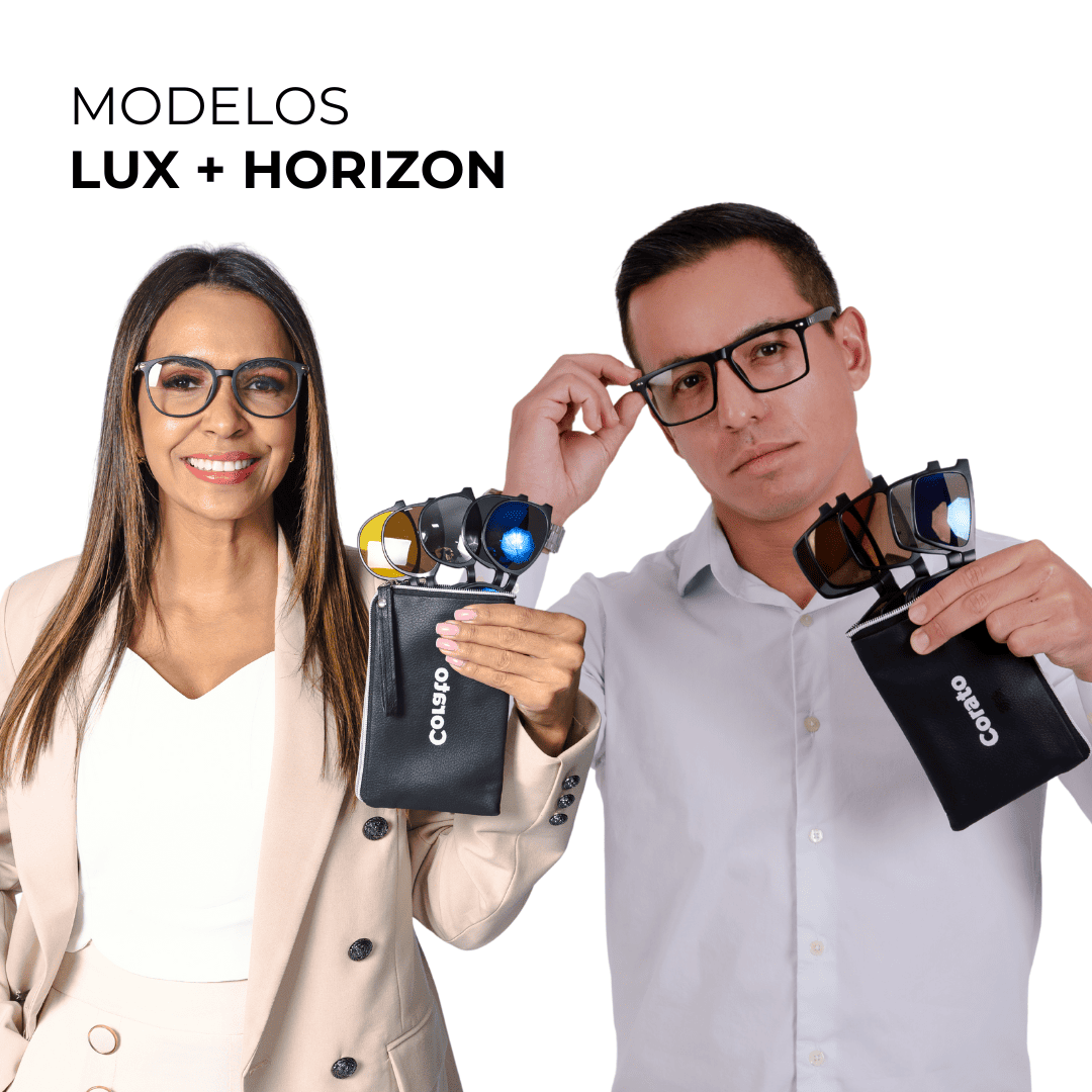 Kit Gafas 6 en 1 - Compatible con fórmula + Lentes Intercambiables (40% OFF en la segunda unidad)