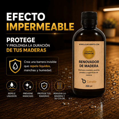 Renovador de Madera y Muebles Corato 250ml — ¡Compra 1 y Llévate 2!