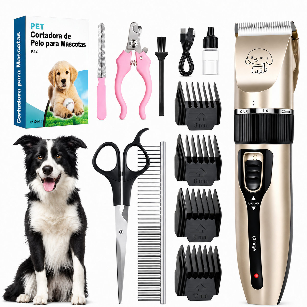 Kit Completo de Corte y Cuidado para Mascotas