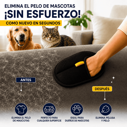 Guante Removedor de Pelos Reutilizable - ENVÍO GRATIS