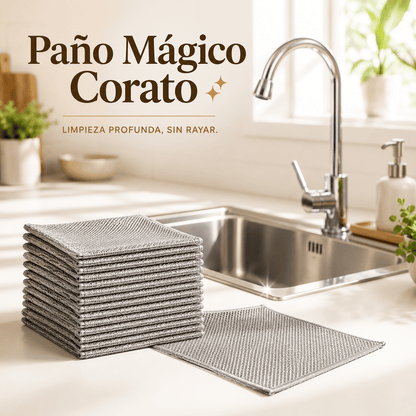 Paño Mágico Reutilizable para Limpieza 5 Unidades | Lleva más 5 GRATIS