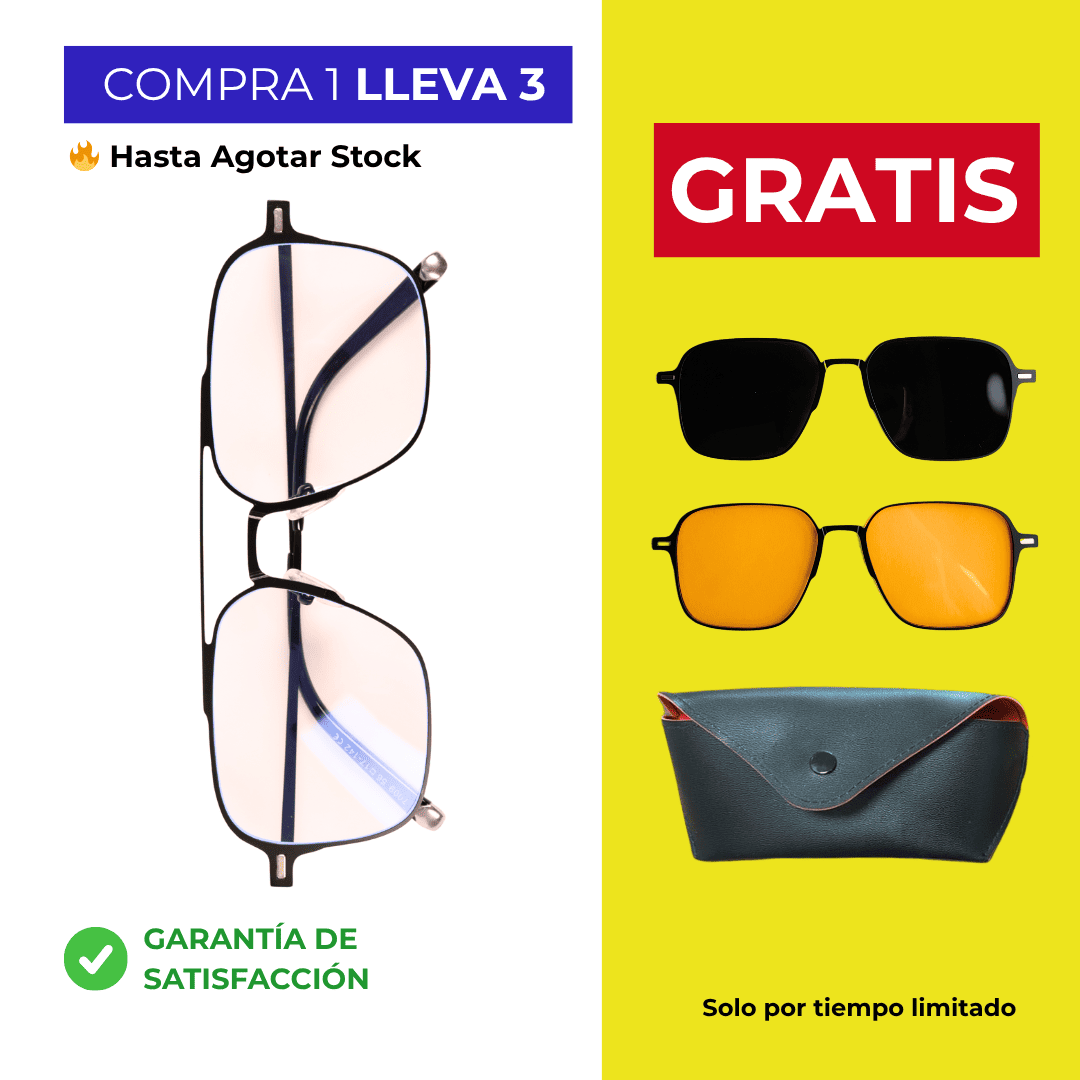 Gafas Multicolor 3 en 1 - COMPRA 1 LLEVA 3