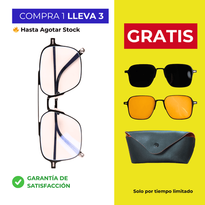 Gafas Multicolor 3 en 1 - COMPRA 1 LLEVA 3