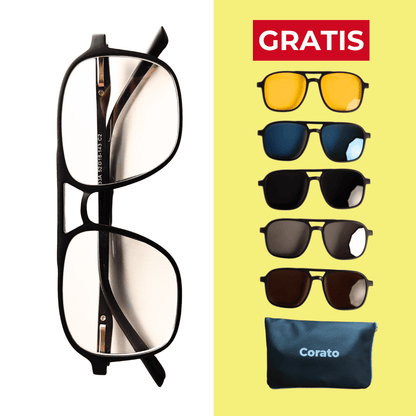 Gafas 6 en 1 + Lentes Intercambiables GRÁTIS | Compatible con fórmula