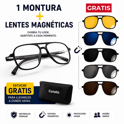 Gafas 6 en 1 Fly + Lentes Intercambiables GRÁTIS | Compatible con fórmula