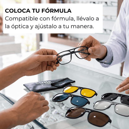 Gafas 6 en 1 Fly + Lentes Intercambiables GRÁTIS | Compatible con fórmula