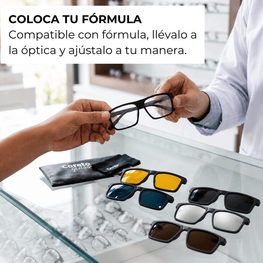 Gafas 6 en 1 Horizon + Lentes Intercambiables GRÁTIS | Compatible con fórmula