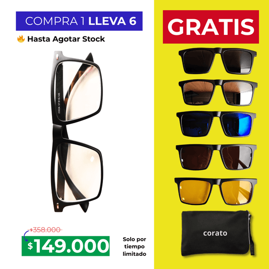 Gafas Multicolores 6 en 1 - COMPRA 1 LLEVA 6