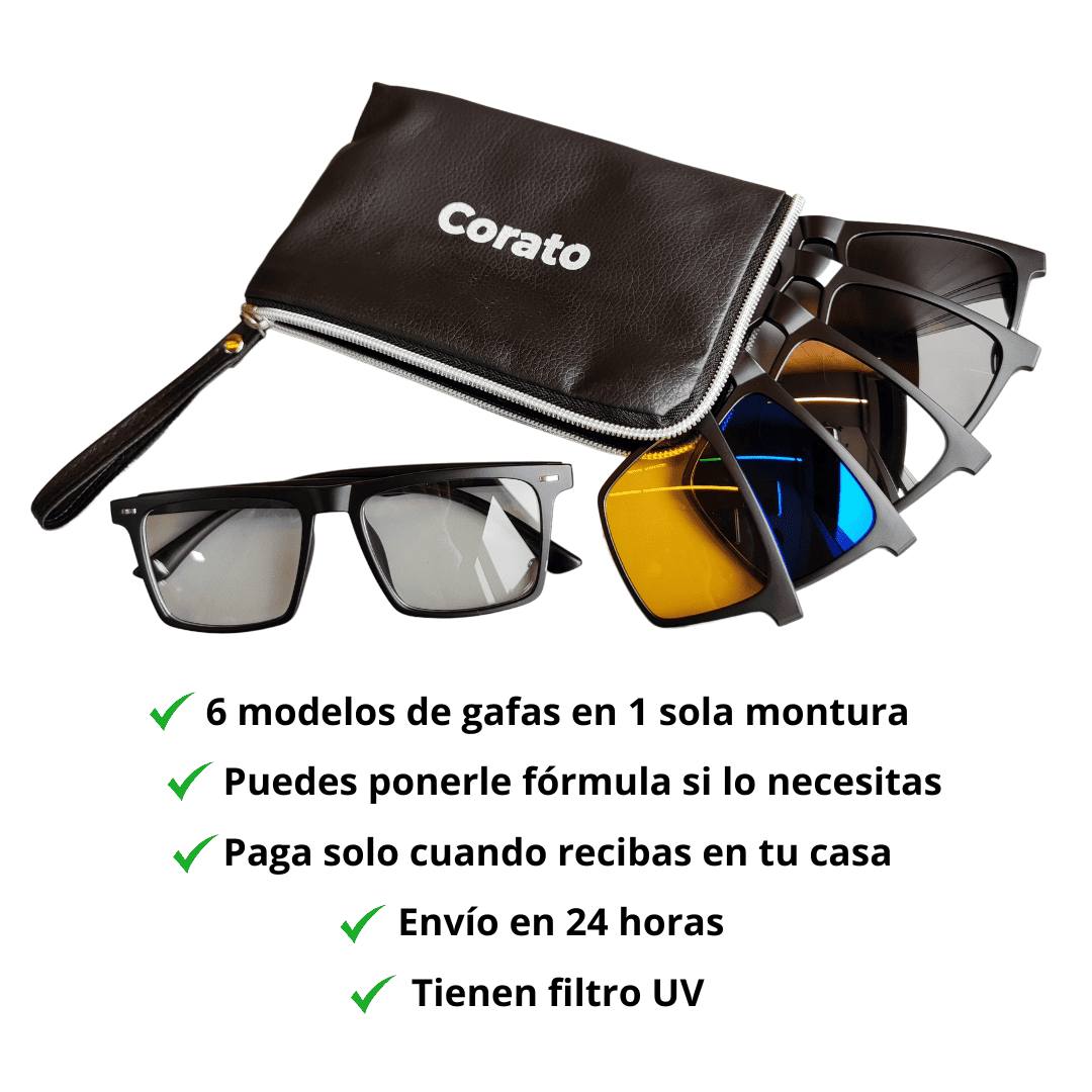 Gafas 6 en 1 para hombre MODELO HORIZON + ENVÍO GRATIS