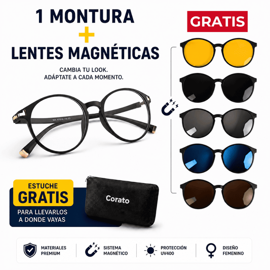 Gafas 6 en 1 Lux + Lentes Intercambiables GRÁTIS | Compatible con fórmula