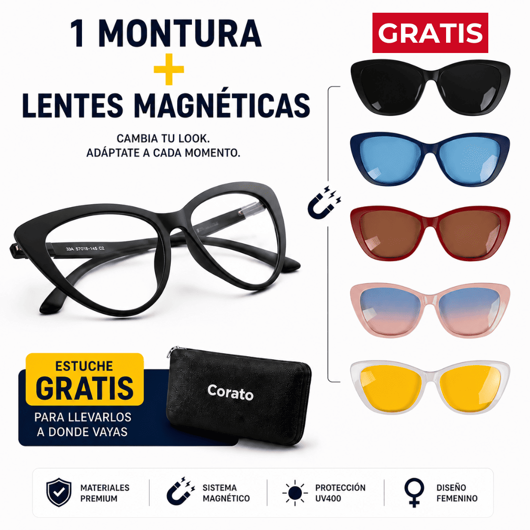 Gafas 6 en 1 Wonder + Lentes Intercambiables GRÁTIS | Compatible con fórmula