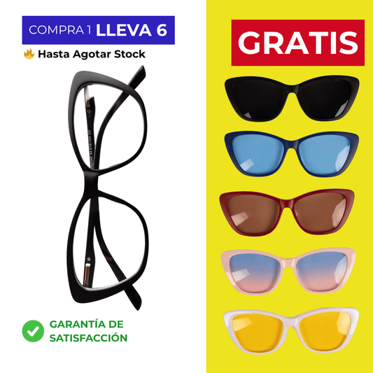 Gafas Multicolores 6 en 1 - COMPRA 1 LLEVA 6