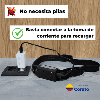Linterna LED para cabeza - COMPRA 1 LLEVA 2