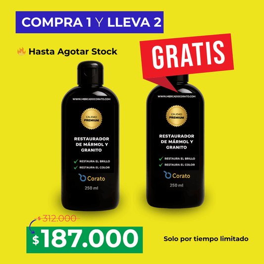 Restaurador de Mármol y Granito 250ml – COMPRA 1 LLEVA 2