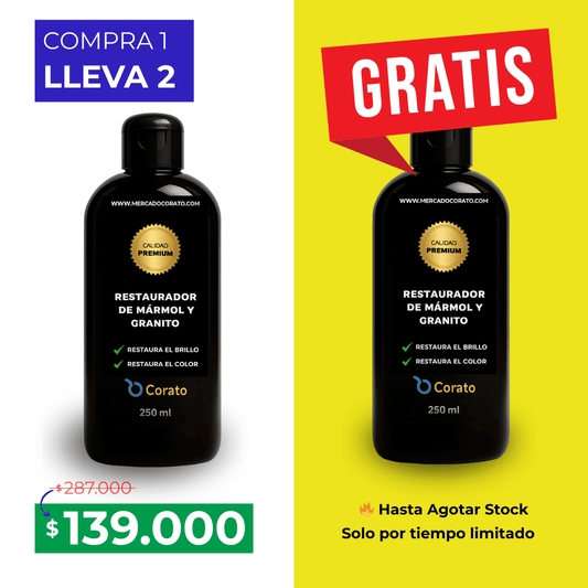 Restaurador de Mármol y Granito 250ml - COMPRA 1 LLEVA 2