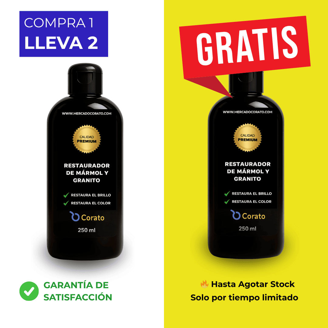 Restaurador de Mármol y Granito 250ml - COMPRA 1 LLEVA 2
