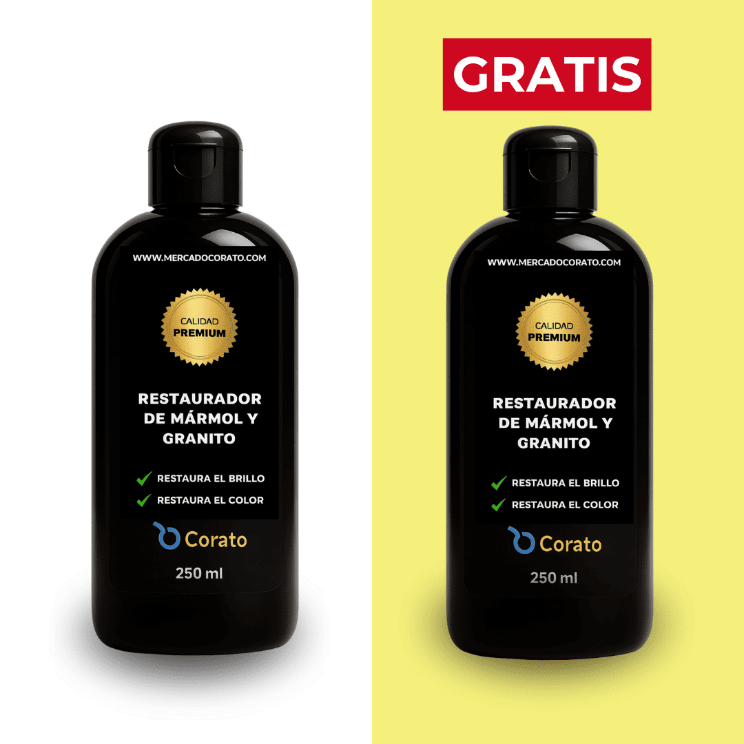 Restaurador Mármol y Granito 250ml – Brillo inmediato | Lleva 1 GRATIS