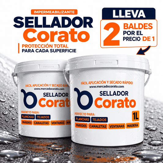 Sellador Corato Impermeabilizante Invisible 1L - LLEVA MÁS, PAGA MENOS