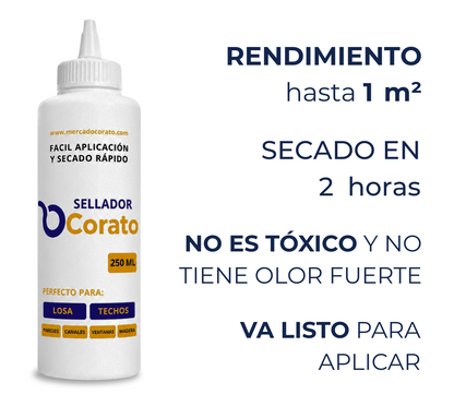 Sellador Corato para el box de la ducha 250ml | Lleva más 1 GRATIS